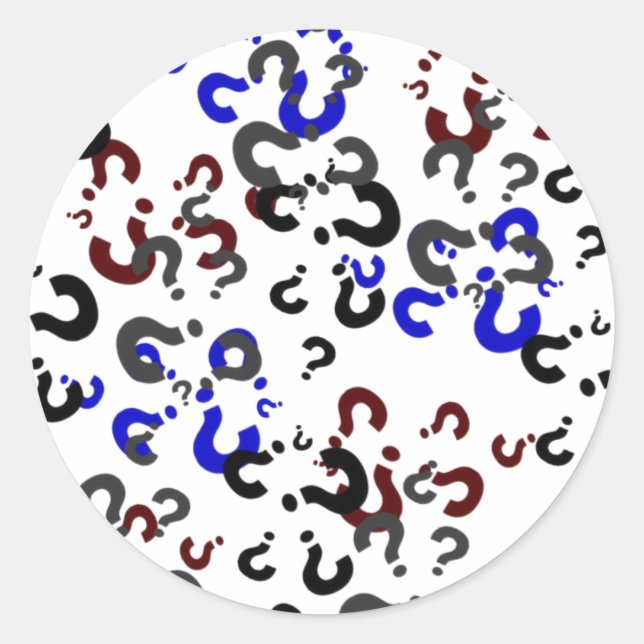 Sticker Rond Questions (Devant)