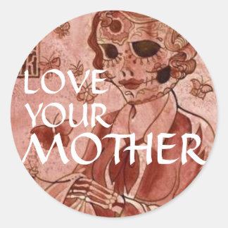 Sticker Rond Questions mères