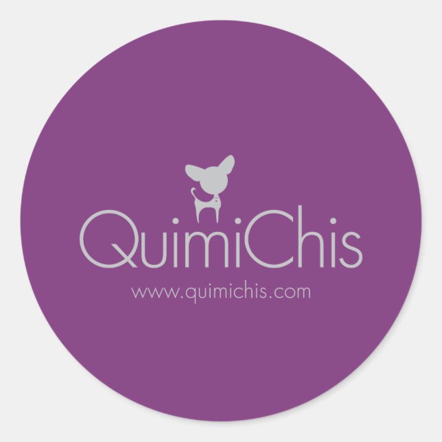Sticker Rond Quimichis logo (Devant)