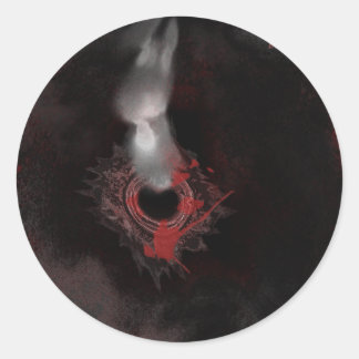 Sticker Rond Quitter la blessure