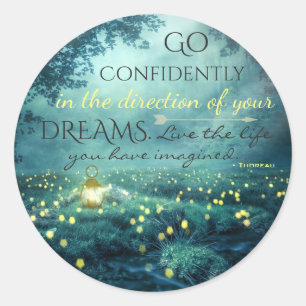 Sticker Rond Quota de Whimsical Inspiring