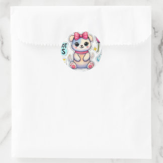 STICKER ROND RABIT
