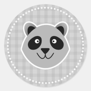 Sticker Rond Raccoon