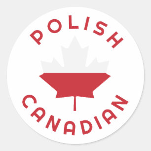 Sticker Rond Racines canadiennes