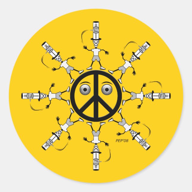 Sticker Rond Rad Hatter #1 (Devant)