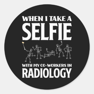 Sticker Rond Rad Tech Xray Technicien en radiologie
