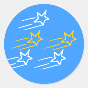 Sticker Rond RADHA Krishna - dans ma collection de coeur