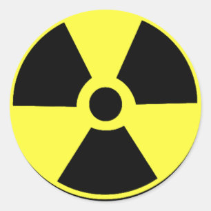 Sticker Rond Radioactif