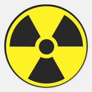 Sticker Rond Radioactif