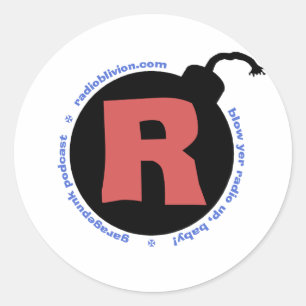 Sticker Rond RadiOblivion R
