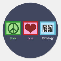 Radiologue Peace Love Radiologie Poitrine Radiolog