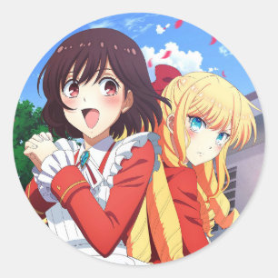 Sticker Rond Rae x Claire   Je suis amoureux des méchants