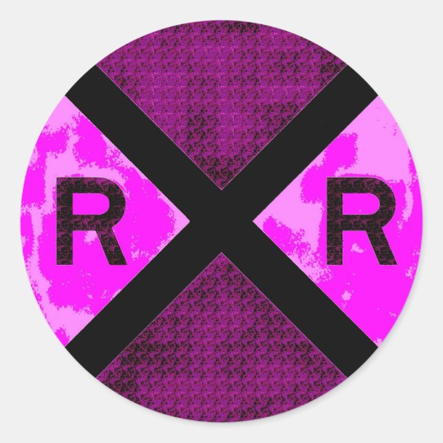 Sticker Rond Railroadiana (Devant)