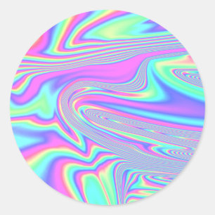 STICKER ROND RAINBOW
