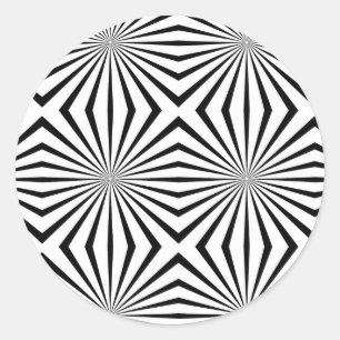 Sticker Rond Rainbowvérité Live Hallucinations Illusion optique