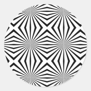 Sticker Rond Rainbowvérité Live Hallucinations Illusion optique
