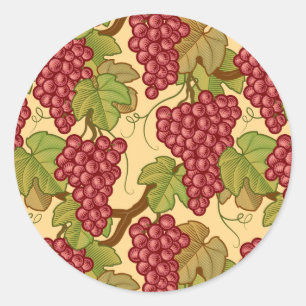Sticker Rond Raisins