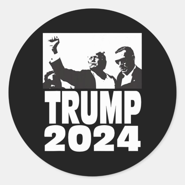 Sticker Rond Rallye Don de Teflon 2024 à l'épreuve des balles t (Devant)