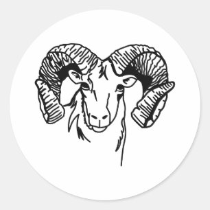 STICKER ROND RAM