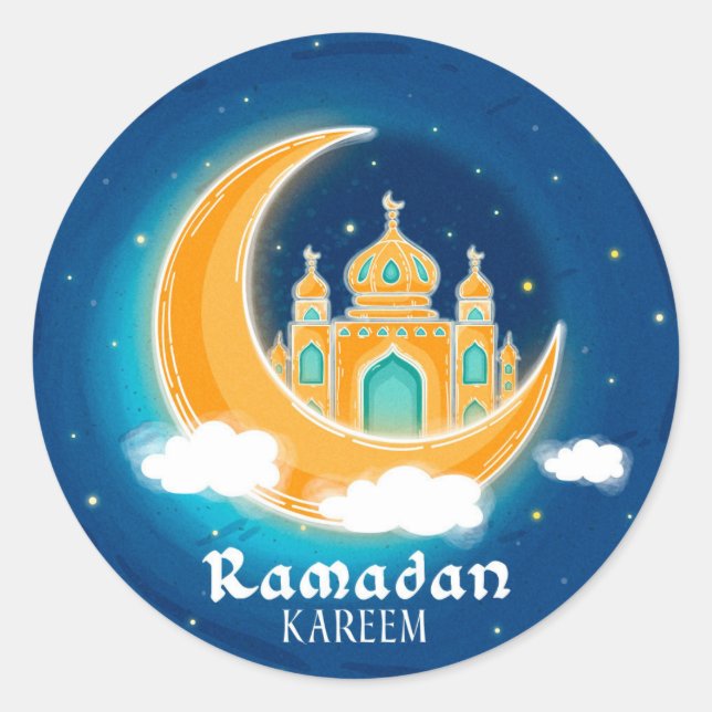 Sticker Rond Ramadan Kareem (Devant)
