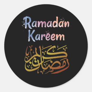 Sticker Rond ramadan kareem