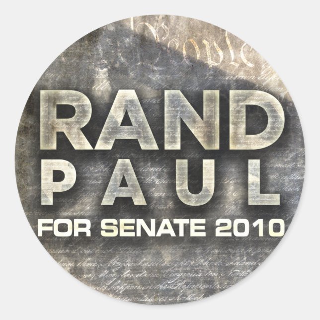 Sticker Rond Rand Paul (Devant)