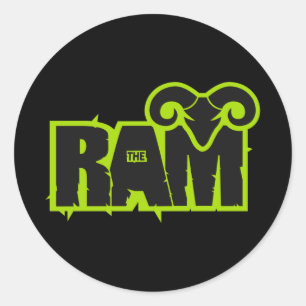 Sticker Rond Randy "la RAM "