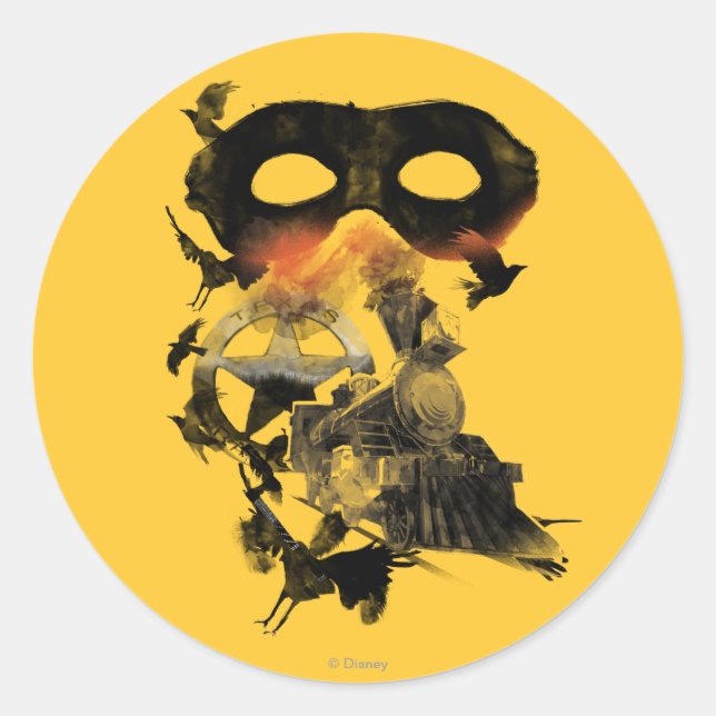 Sticker Rond Ranger Lone 3 (Devant)