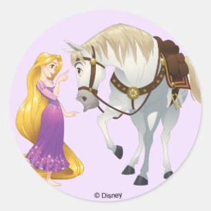 Sticker Rond Rapunzel   Besties 4Ever
