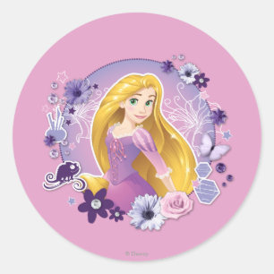 Sticker Rond Rapunzel - J'allume mon propre chemin