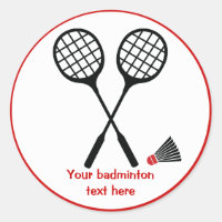 Raquette de badminton et billetterie personnalisée