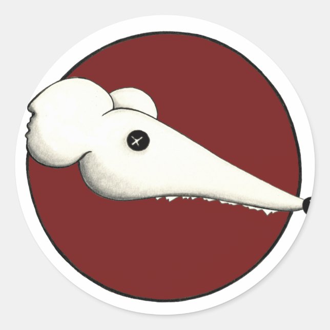 Sticker Rond rats enragés (Devant)