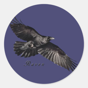 Sticker Rond Raven Stckers