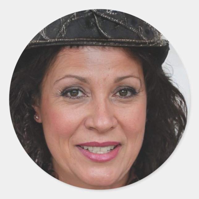 Sticker Rond Rayonner l'amour (Devant)