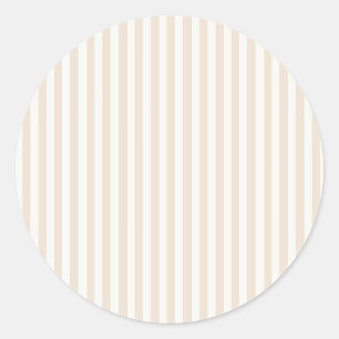 Sticker Rond Rayures Simples - Lin Souple