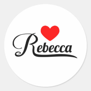 Sticker Rond Rebecca