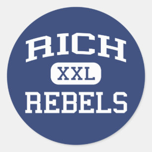 Sticker Rond - Rebelles - lycée riche riche - Randolph Utah