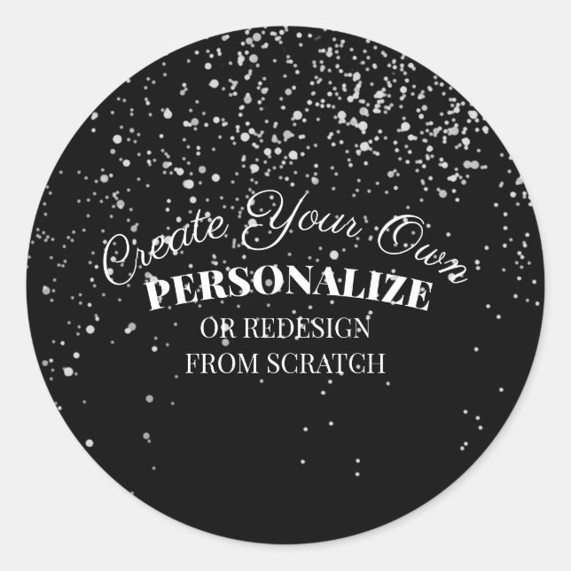 Sticker Rond Reconcevoir ou personnaliser : (Devant)