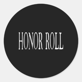 Sticker Rond Reconnaissance des élèves des roulements d'honneur