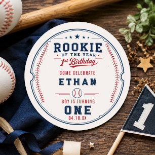 Sticker Rond Recrue de l'année billet de baseball 1er anniversa