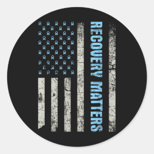 Sticker Rond Récupération S - Anniversaire Sobre Sobre Aa Na