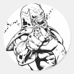 Sticker Rond Red Lantern Corps - Rage Leaning 3