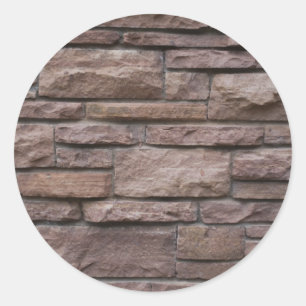Sticker Rond Red Rock Wall