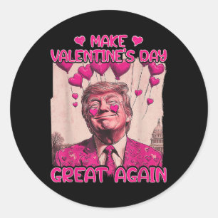 Sticker Rond Refaire la Saint-Valentin encore plus géniale Funn