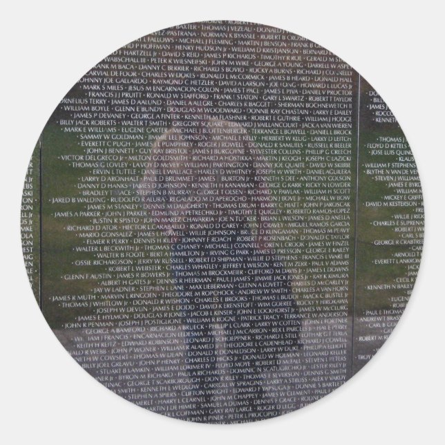 Sticker Rond Réflexions de Fallen Brothers (Devant)