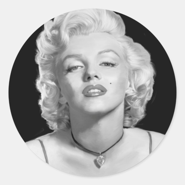 Sticker Rond Regardez de l'amour (Devant)