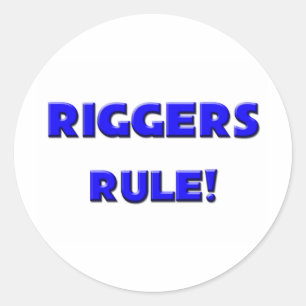 Sticker Rond Règle de gréeurs !