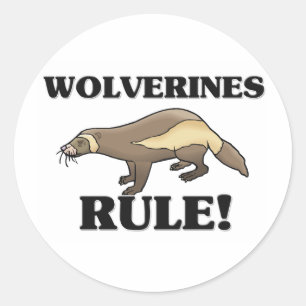 Sticker Rond Règle de WOLVERINES !
