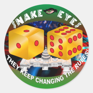 Sticker Rond règles Matrice-changeantes 1R