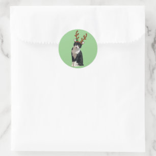 Sticker Rond Reindeer Calliope